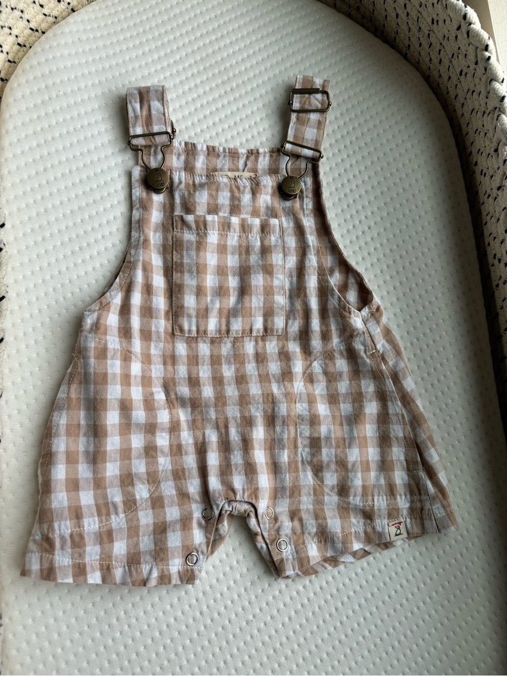 Gingham Overalls
